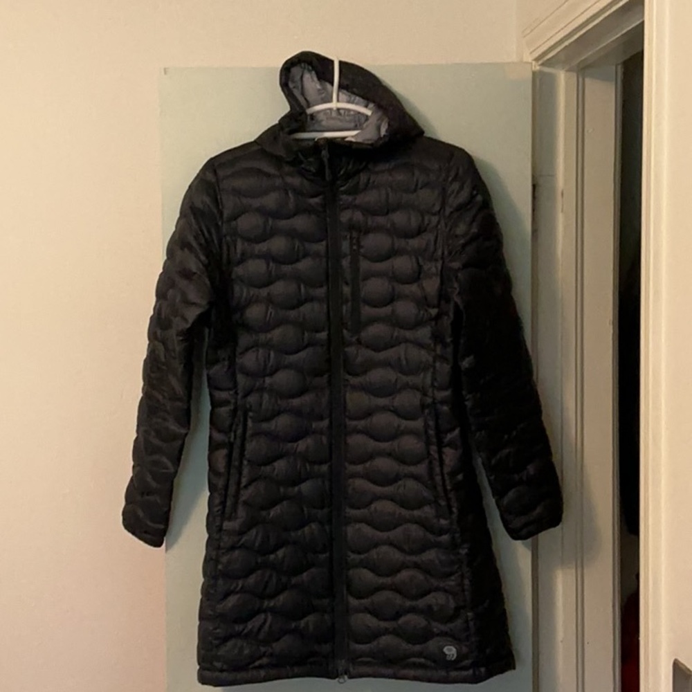 Mountain Hardwear Nitrous Hooded Down Parka navy m
